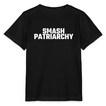 Smash Patriarchy Feminist Women's Empowerment - Stanley/Stella MINI CREATOR Kids’ T-Shirt - black - Front - Mikhail (115cm)