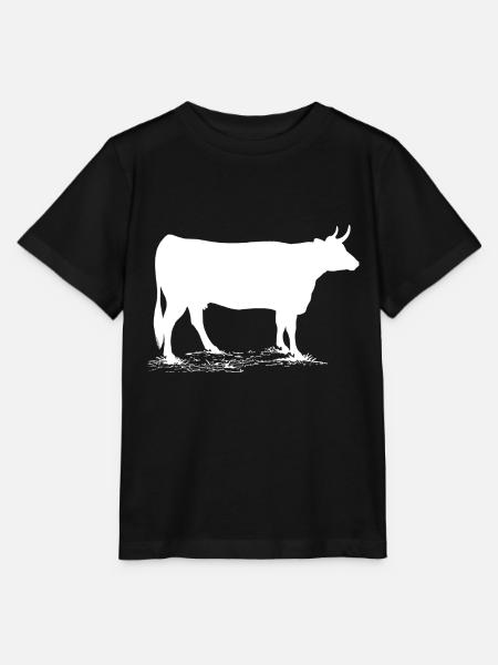 Kuh - Stanley/Stella Kinder T-Shirt MINI CREATOR  - Schwarz