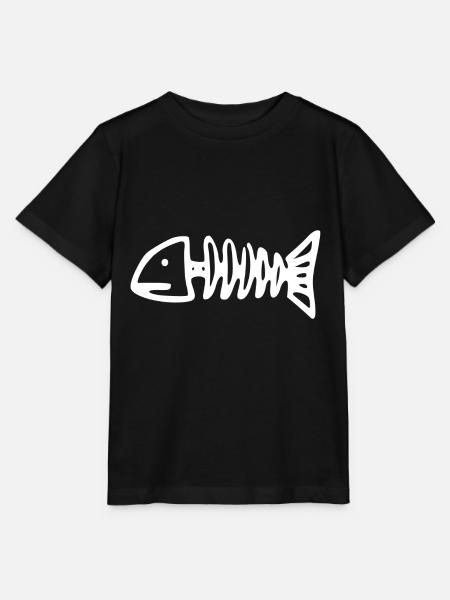 toter fisch - Stanley/Stella Kinder T-Shirt MINI CREATOR - Schwarz