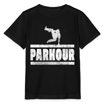 Parkour Freerunning Sport Sport Sports extrêmes - T-shirt bio MINI CREATOR Stanley/Stella Enfant - noir - Devant - Mikhail (115cm)