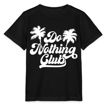 Ne rien faire Club Exclusiver Gammeln Work Chiller - T-shirt bio MINI CREATOR Stanley/Stella Enfant - noir - Devant - Mikhail (115cm)