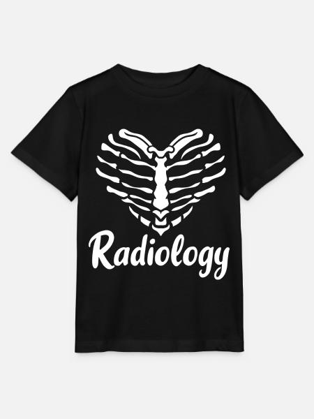 Radiology X-ray Technician X-ray Assistant Wheel - Stanley/Stella MINI CREATOR Kids’ T-Shirt - black