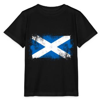 Scotland - Stanley/Stella MINI CREATOR Kids’ T-Shirt - black - Front - Mikhail (115cm)