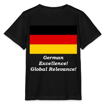 L’excellence allemande ! - Pertinence globale! - T-shirt bio MINI CREATOR Stanley/Stella Enfant - noir - Devant - Mikhail (115cm)