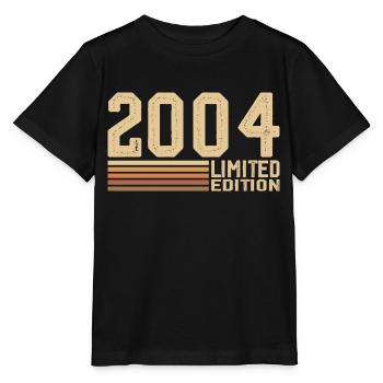 Né en 2004 anniversaire - Cadeau 2004 Vintage 2004 - T-shirt bio MINI CREATOR Stanley/Stella Enfant - noir - Devant - Mikhail (115cm)