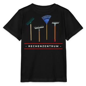 Rechenzentrum - Zentrum der Rechen. Nerd. Lustig. - Stanley/Stella Kinder T-Shirt MINI CREATOR  - Schwarz - Vorne - Mikhail (115cm)
