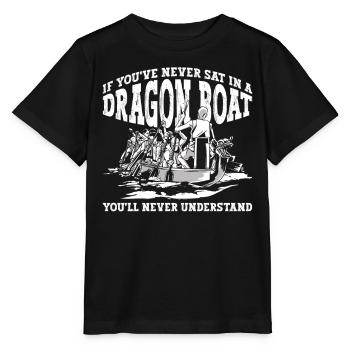 Drachenboot - Stanley/Stella Kinder T-Shirt MINI CREATOR  - Schwarz - Vorne - Mikhail (115cm)