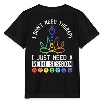 Ganzheitlicher Reiki Und Chakra - Stanley/Stella Kinder T-Shirt MINI CREATOR  - Schwarz - Vorne - Mikhail (115cm)