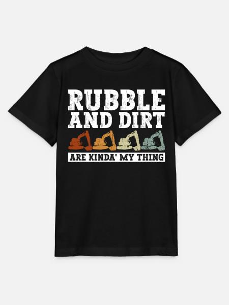 Bagger Sandbagger Baggerfahrer - Stanley/Stella Kinder T-Shirt MINI CREATOR - Schwarz