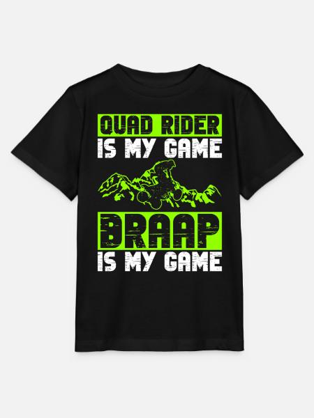 Quadfahrer Quad - Stanley/Stella Kinder T-Shirt MINI CREATOR - Schwarz