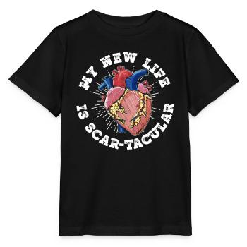 Herzoperation Herz OP Herztransplantation - T-shirt bio MINI CREATOR Stanley/Stella Enfant - noir - Devant - Mikhail (115cm)