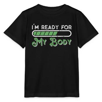 Gewichtsverlust Chirurgie Magenbypass Abnehmen - Stanley/Stella Kinder T-Shirt MINI CREATOR  - Schwarz - Vorne - Mikhail (115cm)