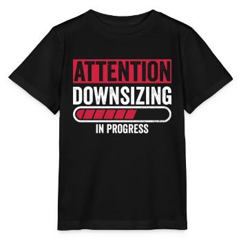 Downsizing Magenbypass-Betrieb - Stanley/Stella Kinder T-Shirt MINI CREATOR  - Schwarz - Vorne - Mikhail (115cm)