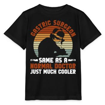 Magenchirurg Chirurg Magenbypass - Stanley/Stella Kinder T-Shirt MINI CREATOR  - Schwarz - Vorne - Mikhail (115cm)