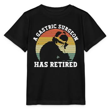 Magenchirurg Im Ruhestand Und Bariatrische - Stanley/Stella Kinder T-Shirt MINI CREATOR  - Schwarz - Vorne - Mikhail (115cm)