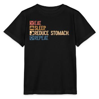 Magenchirurg - Stanley/Stella Kinder T-Shirt MINI CREATOR  - Schwarz - Vorne - Mikhail (115cm)