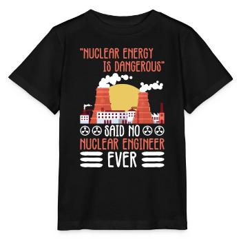 Nuklearingenieur Und Kernenergie - Stanley/Stella Kinder T-Shirt MINI CREATOR  - Schwarz - Vorne - Mikhail (115cm)
