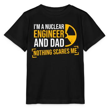 Kernkraftwerk Und Nuklearingenieur Vater - Stanley/Stella Kinder T-Shirt MINI CREATOR  - Schwarz - Vorne - Mikhail (115cm)