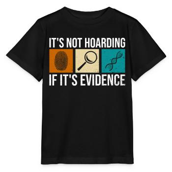 Crime Labe Design Für Forensische Analysten - Stanley/Stella MINI CREATOR Kids’ T-Shirt - black - Front - Mikhail (115cm)