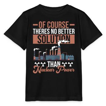 Nuklearingenieur Und Kernkraftwerk Kernenergie - Stanley/Stella Kinder T-Shirt MINI CREATOR  - Schwarz - Vorne - Mikhail (115cm)