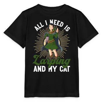 Larping Und Rollenspiele - Stanley/Stella Kinder T-Shirt MINI CREATOR  - Schwarz - Vorne - Mikhail (115cm)