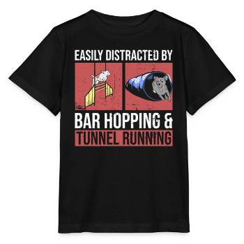 Dog Agility Design Für Hundetrainer - Stanley/Stella MINI CREATOR Kids’ T-Shirt - black - Front - Mikhail (115cm)