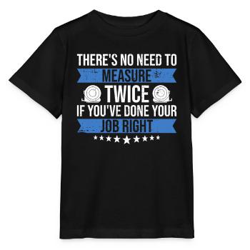 Teppich-installateur-design Für - Stanley/Stella Kinder T-Shirt MINI CREATOR  - Schwarz - Vorne - Mikhail (115cm)