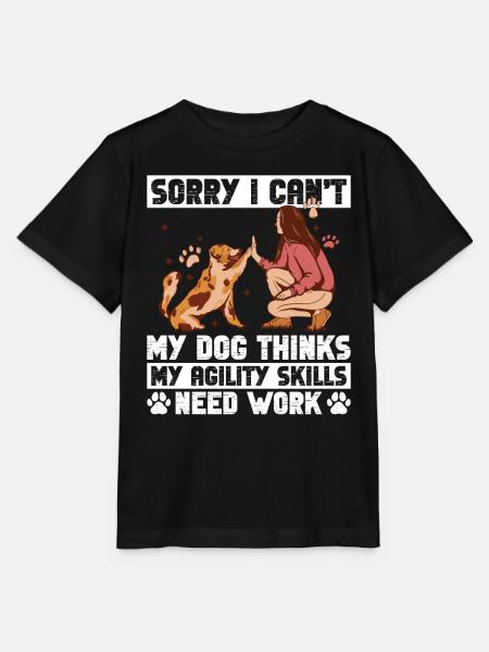 Hunde-agility-design Für Hunde-agility-training - Stanley/Stella Kinder T-Shirt MINI CREATOR - Schwarz