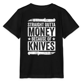 Jagdmesser Sammlermesser Sammelmesser Sammlung - Stanley/Stella MINI CREATOR Kids’ T-Shirt - black - Front - Mikhail (115cm)