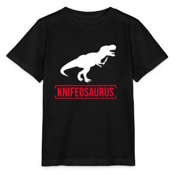 Knifosaurus Knifeaholic Messer Sammler Messer - T-shirt bio MINI CREATOR Stanley/Stella Enfant - noir - Devant - Mikhail (115cm)