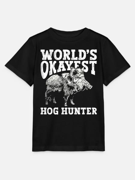 Schweinejagd-design Für Die Wildschweinjagd - Stanley/Stella Kinder T-Shirt MINI CREATOR - Schwarz