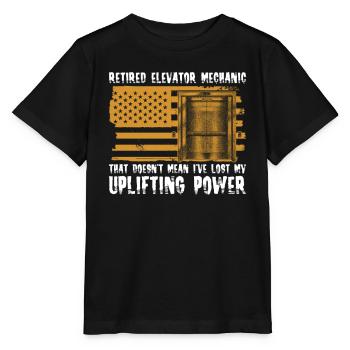 Aufzugsmechaniker-design Für Einen Pensionierten - Stanley/Stella Kinder T-Shirt MINI CREATOR  - Schwarz - Vorne - Mikhail (115cm)
