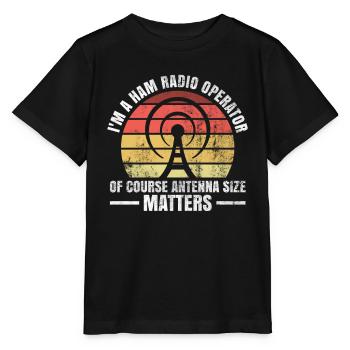 Amateurfunk-design Für Amateur-amateurfunker - Stanley/Stella MINI CREATOR Kids’ T-Shirt - black - Front - Mikhail (115cm)