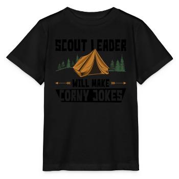 Pfadfinderleiter-design Für Einen - Stanley/Stella Kinder T-Shirt MINI CREATOR  - Schwarz - Vorne - Mikhail (115cm)