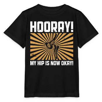 Design Für Überlebende Einer Hüftoperation Für - Stanley/Stella MINI CREATOR Kids’ T-Shirt - black - Front - Mikhail (115cm)
