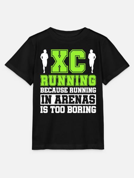 Xc-laufdesign Für Einen Cc-läufer - Stanley/Stella Kinder T-Shirt MINI CREATOR  - Schwarz