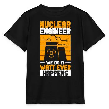 Kernkraft Und Nuklearingenieur - Stanley/Stella Kinder T-Shirt MINI CREATOR  - Schwarz - Vorne - Mikhail (115cm)