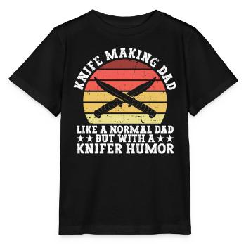 Messermacher Vater Und Messer Machen Vater - T-shirt bio MINI CREATOR Stanley/Stella Enfant - noir - Devant - Mikhail (115cm)