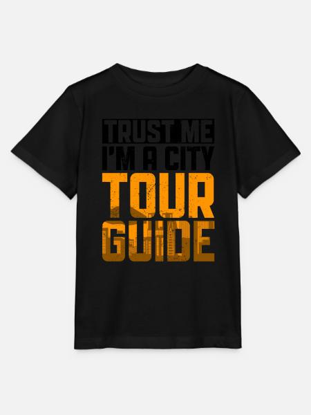 Reiseleiter-design Für Einen Stadtführer - Stanley/Stella Kinder T-Shirt MINI CREATOR - Schwarz