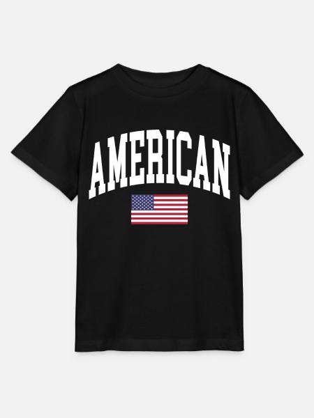 American - Stanley/Stella Kinder T-Shirt MINI CREATOR - Schwarz