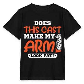 Does this cast make my arm look fat - Stanley/Stella Kinder T-Shirt MINI CREATOR  - Schwarz - Vorne - Mikhail (115cm)