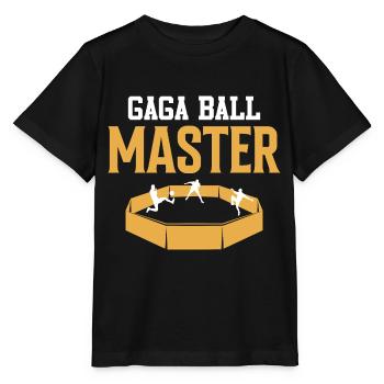 Gaga Ball Master Dans La Fosse - T-shirt bio MINI CREATOR Stanley/Stella Enfant - noir - Devant - Mikhail (115cm)