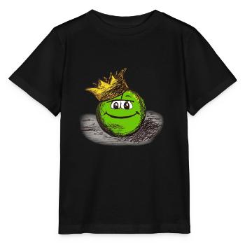 Princesse Pois - T-shirt bio MINI CREATOR Stanley/Stella Enfant - noir - Devant - Mikhail (115cm)