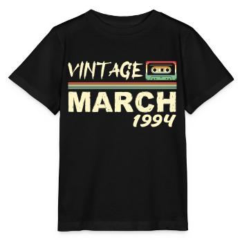 March 1994 - March 1994 - Stanley/Stella MINI CREATOR Kids’ T-Shirt - black - Front - Mikhail (115cm)