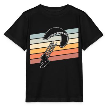 Kitesurfer Kitesurf Kitesurf - T-shirt bio MINI CREATOR Stanley/Stella Enfant - noir - Devant - Mikhail (115cm)