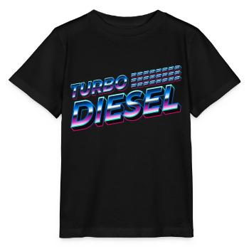 Turbo Diesel - Stanley/Stella Kinder T-Shirt MINI CREATOR  - Schwarz - Vorne - Mikhail (115cm)