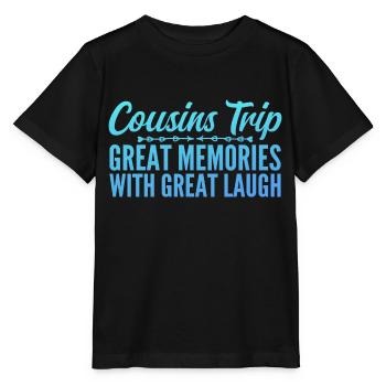 Cousin Trip 2025 - T-shirt bio MINI CREATOR Stanley/Stella Enfant - noir - Devant - Mikhail (115cm)