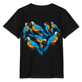 Herz Ara - Stanley/Stella Kinder T-Shirt MINI CREATOR  - Schwarz - Vorne - Mikhail (115cm)