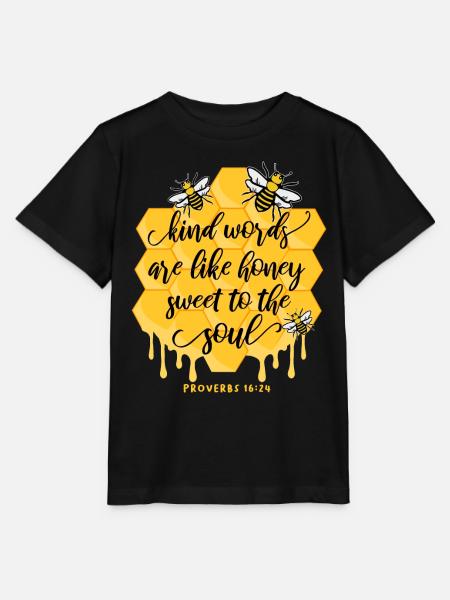 Christliches Bibel Zitat - Stanley/Stella Kinder T-Shirt MINI CREATOR  - Schwarz