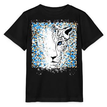 Cool Animal Print - Stanley/Stella MINI CREATOR Kids’ T-Shirt - black - Front - Mikhail (115cm)